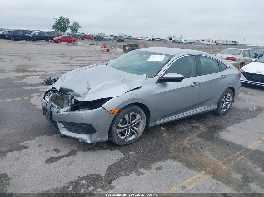 2016 HONDA CIVIC VIN: 19XFC2F50GE074634