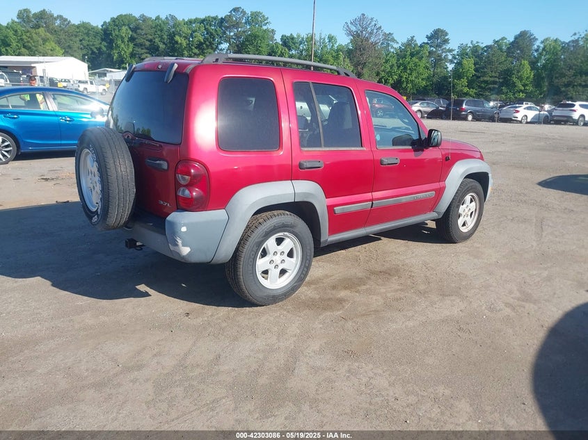 2007 JEEP LIBERTY VIN: 1J4GL48KX7W522767