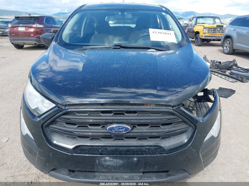 VIN MAJ3P1RE6JC235781 2018 FORD ECOSPORT S