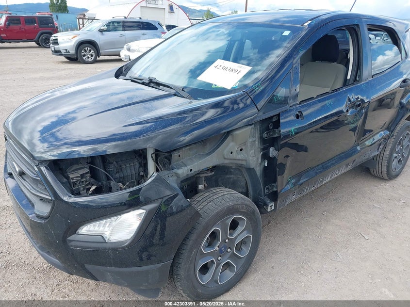 VIN MAJ3P1RE6JC235781 2018 FORD ECOSPORT S