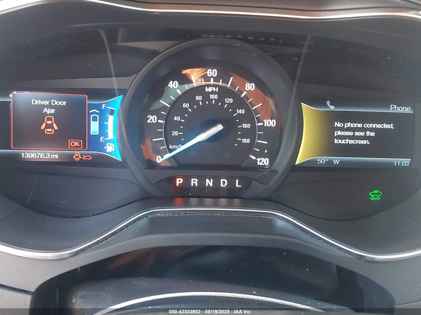 2013 FORD FUSION HYBRID VIN: 3FA6P0LU8DR325513