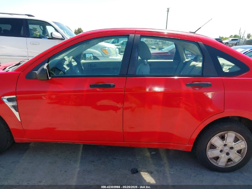 2008 Ford Focus Se/Ses VIN: 1FAHP35N78W148939 Lot: 42303966