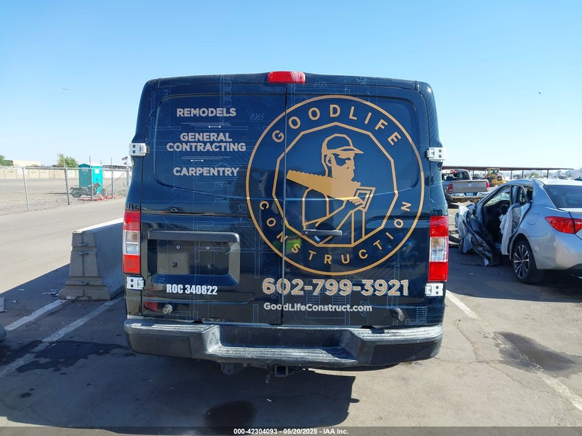 2018 NISSAN NV CARGO NV1500 S V6 - 1N6BF0KM6JN800780