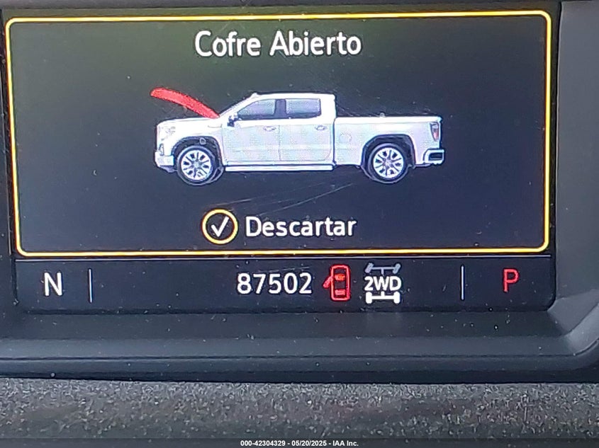 2020 GMC SIERRA 1500 4WD  SHORT BOX AT4 - 3GTU9EET0LG119884