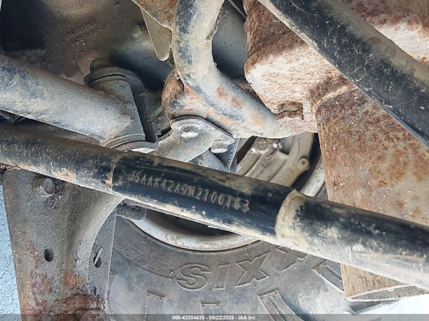 1992 Suzuki Ltf4 Wdx VIN: JSAAK42A9NZ100163 Lot: 42304430