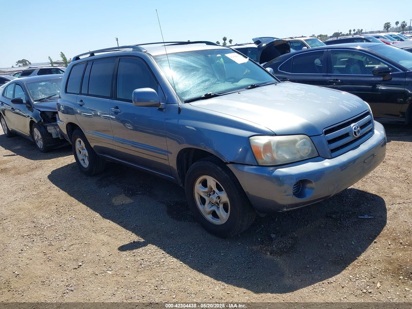 2006 TOYOTA HIGHLANDER VIN: JTEGD21A460142717