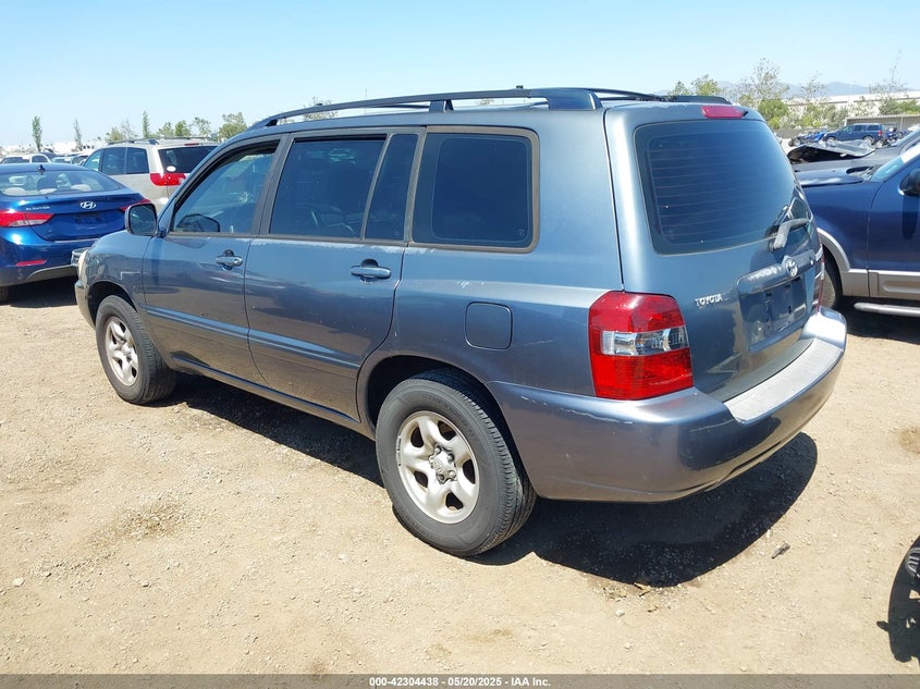 2006 TOYOTA HIGHLANDER VIN: JTEGD21A460142717