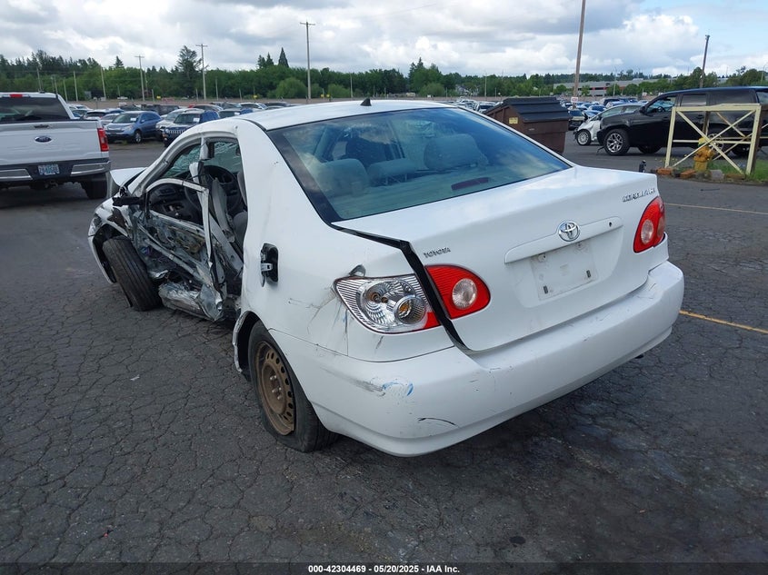 2006 Toyota Corolla Ce white sedan gasoline 1NXBR32E86Z575632 photo #4