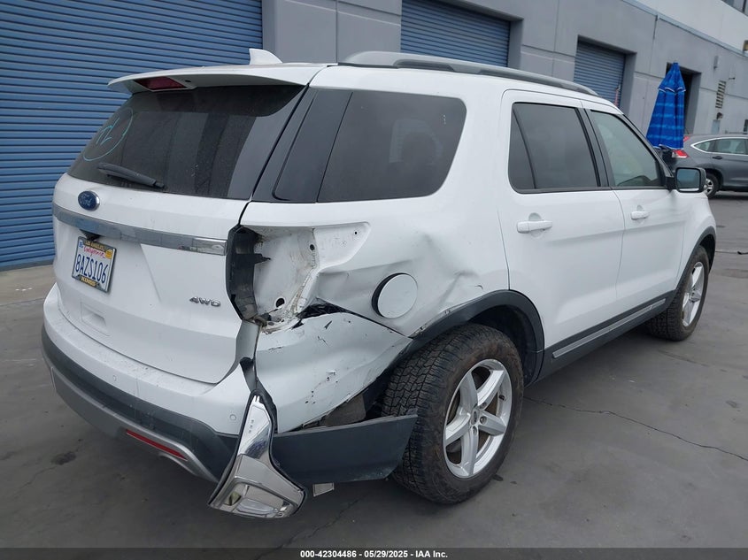 2017 FORD EXPLORER VIN: 1FM5K8D80HGE38496