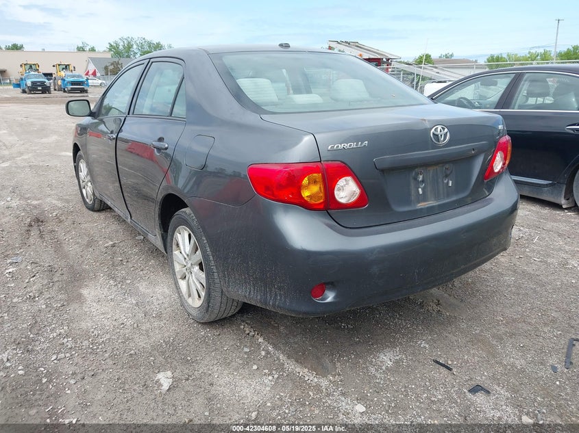 2009 TOYOTA COROLLA VIN: 2T1BU40E69C039288