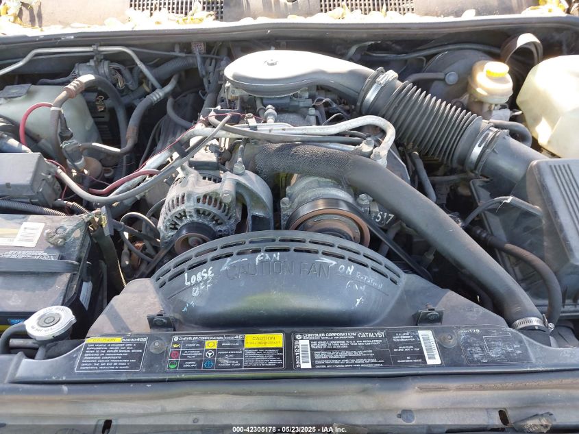 1995 Jeep Grand Cherokee Laredo VIN: 1J4GZ58Y4SC782987 Lot: 42305178