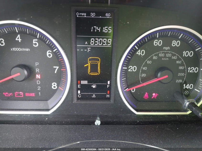 2009 HONDA CR-V VIN: 5J6RE38779L020876