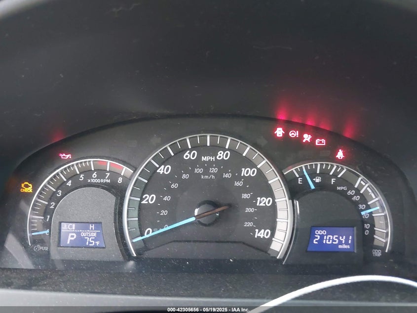 2012 TOYOTA CAMRY VIN: 4T1BF1FK5CU088154