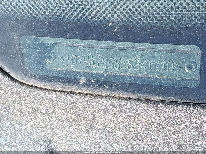 2005 Dodge Ram VIN: 1B7HA18D85S241710 Lot: 42305797