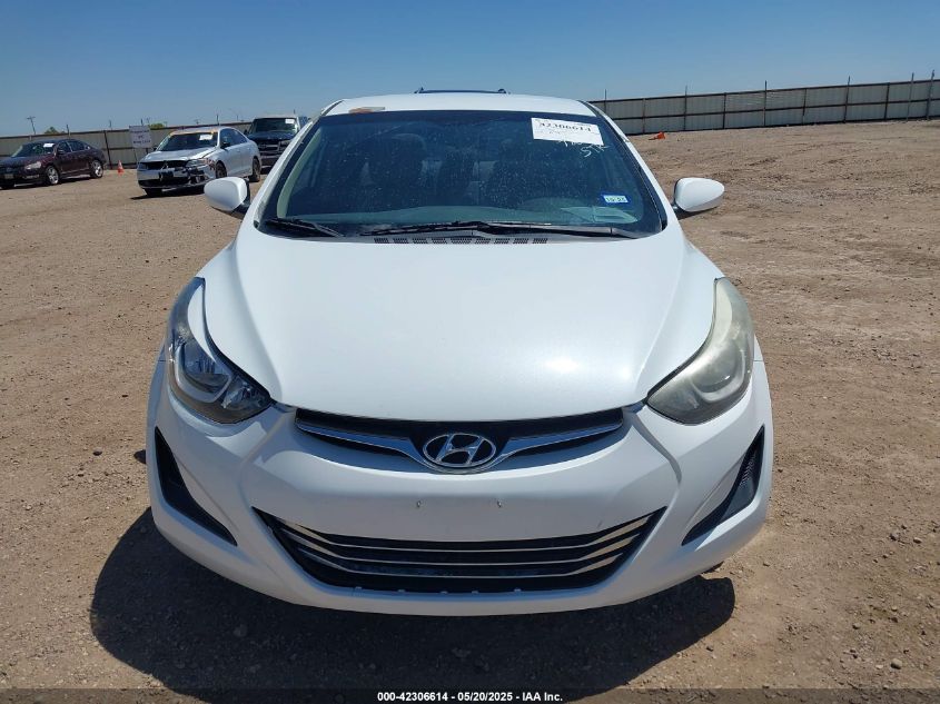 2016 Hyundai Elantra Se VIN: 5NPDH4AE2GH780060 Lot: 42306614