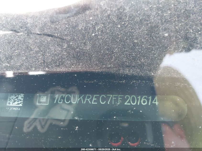 2015 CHEVROLET SILVERADO 1500 1LT - 1GCUKREC7FF201614