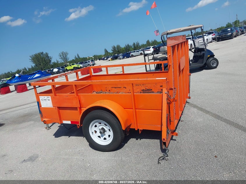 2018 ANDE HDSB68LS 6X8 TRAILER VIN: 4YNBN081XKC087195