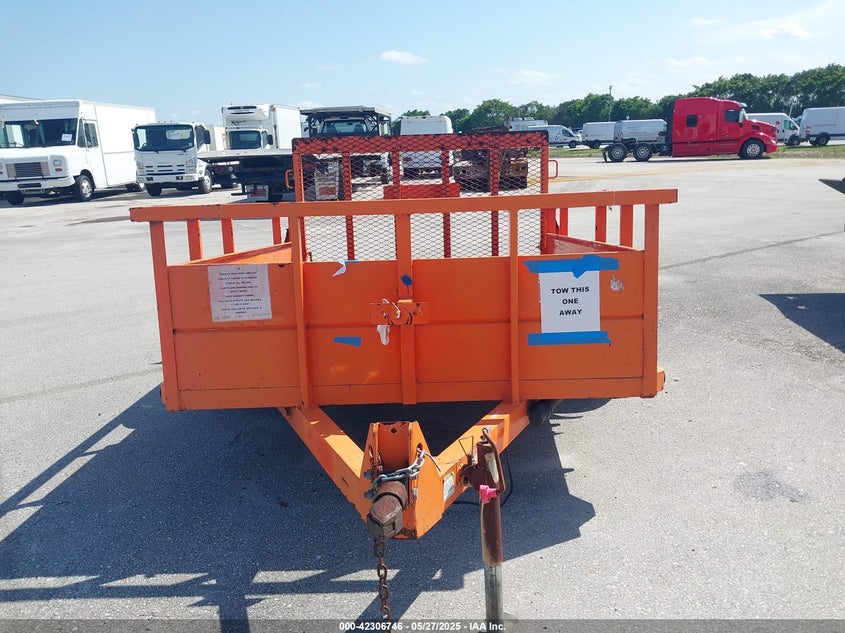 2018 ANDE HDSB68LS 6X8 TRAILER VIN: 4YNBN081XKC087195