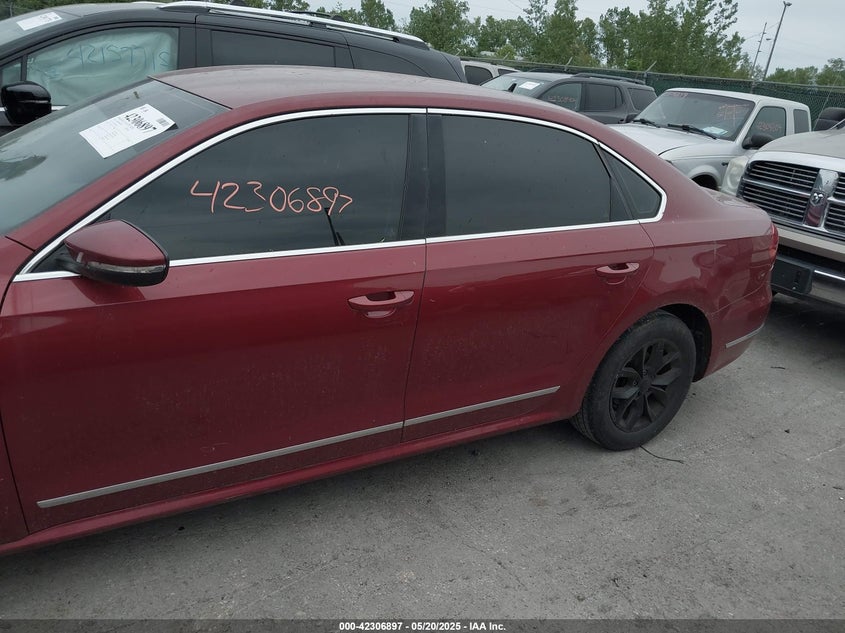 2016 VOLKSWAGEN PASSAT VIN: 1VWAS7A39GC047145