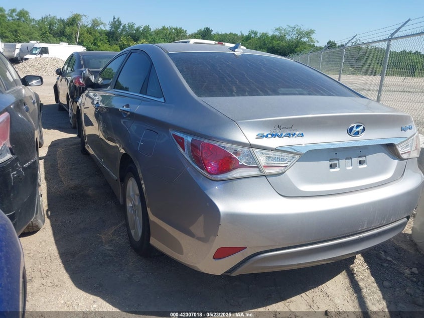 2012 HYUNDAI SONATA HYBRID auction photo 3