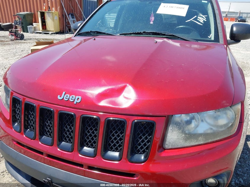 2012 JEEP COMPASS VIN: 1C4NJCEA8CD706815