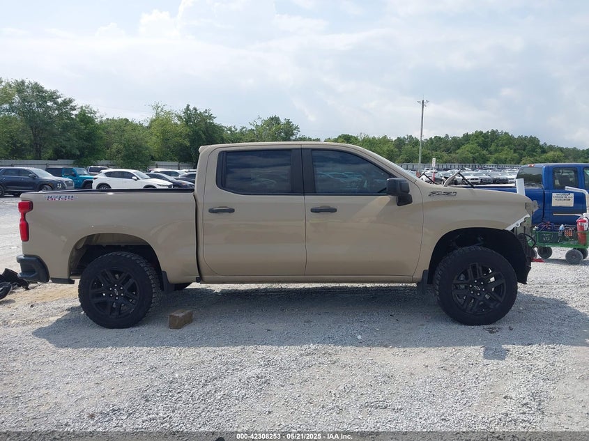 2022 CHEVROLET SILVERADO 1500 4WD  SHORT BED CUSTOM TRAIL BOSS - 3GCPDCED1NG639300