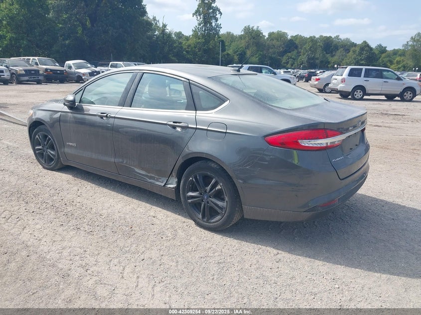 Vin: 3fa6p0lu5jr227552, lot: 42801472, ford fusion hybrid se 20183