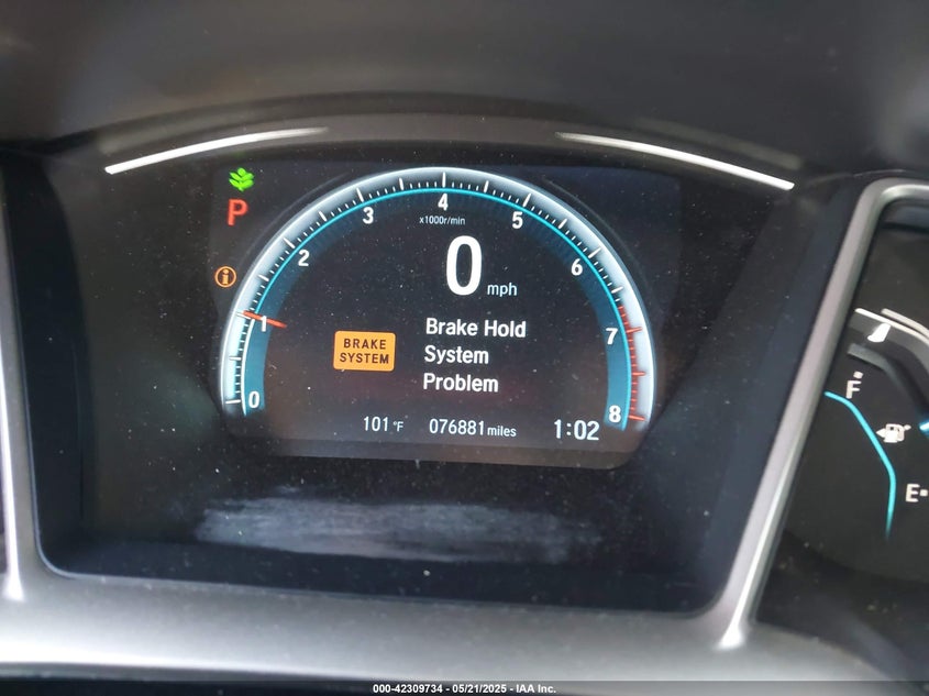 2016 HONDA CIVIC VIN: 2HGFC2F75GH571685
