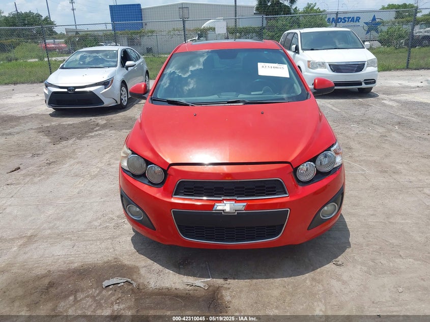 2012 CHEVROLET SONIC VIN: 1G1JE6SH7C4109721