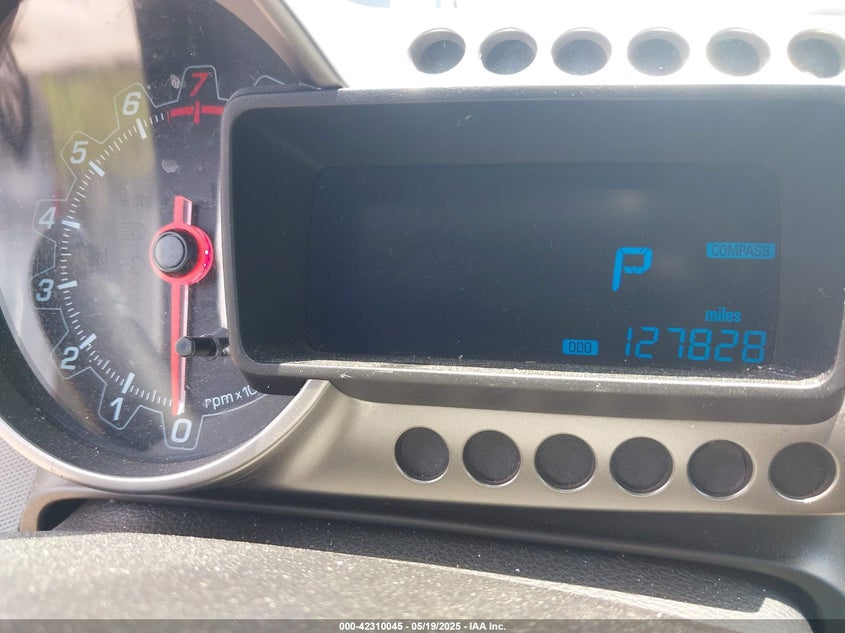 2012 CHEVROLET SONIC VIN: 1G1JE6SH7C4109721