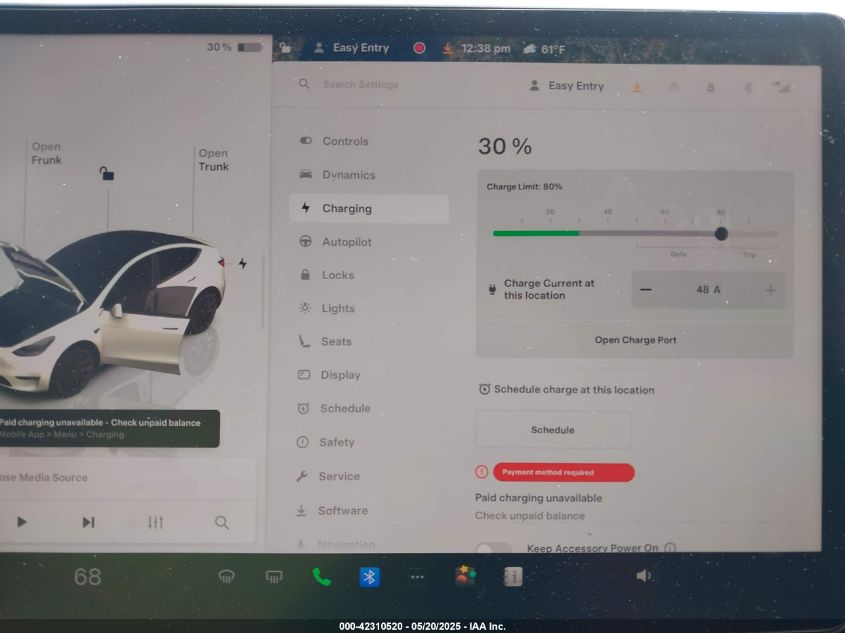 2022 Tesla Model Y Long Range Dual Motor All-Wheel Drive VIN: 7SAYGDEE9NF494901 Lot: 42310520