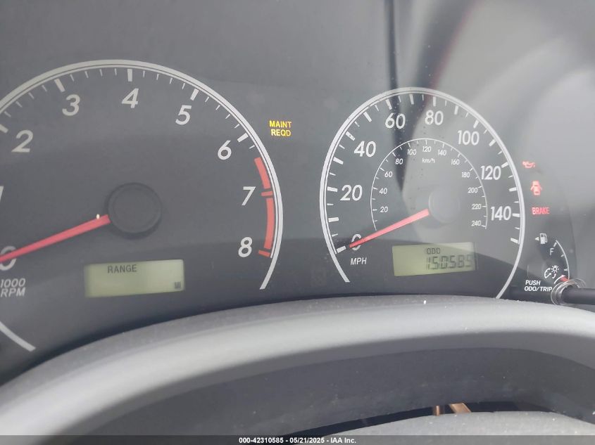 2010 Toyota Corolla Le VIN: 2T1BU4EEXAC317560 Lot: 42310585