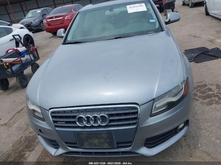 2009 Audi A4 2.0T Prem Plus/2.0T Premium VIN: WAUSF78K79N024086 Lot: 42311236