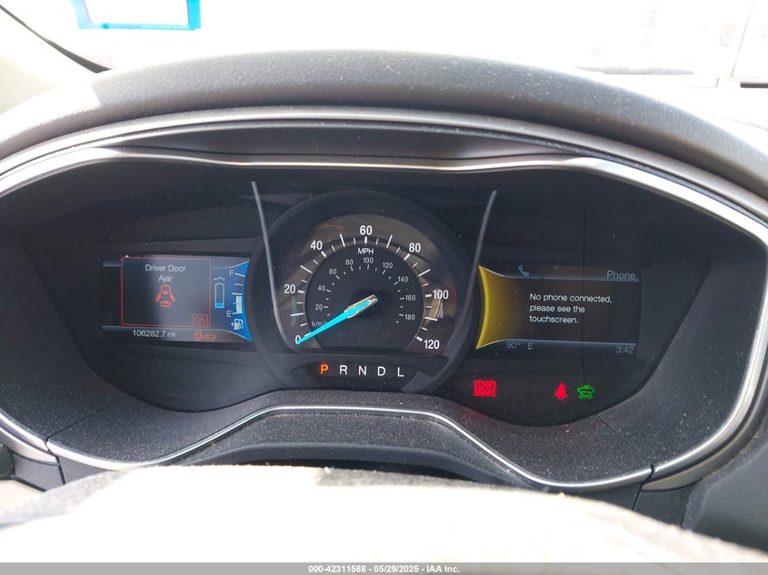 2014 FORD FUSION HYBRID VIN: 3FA6P0LUXER233658