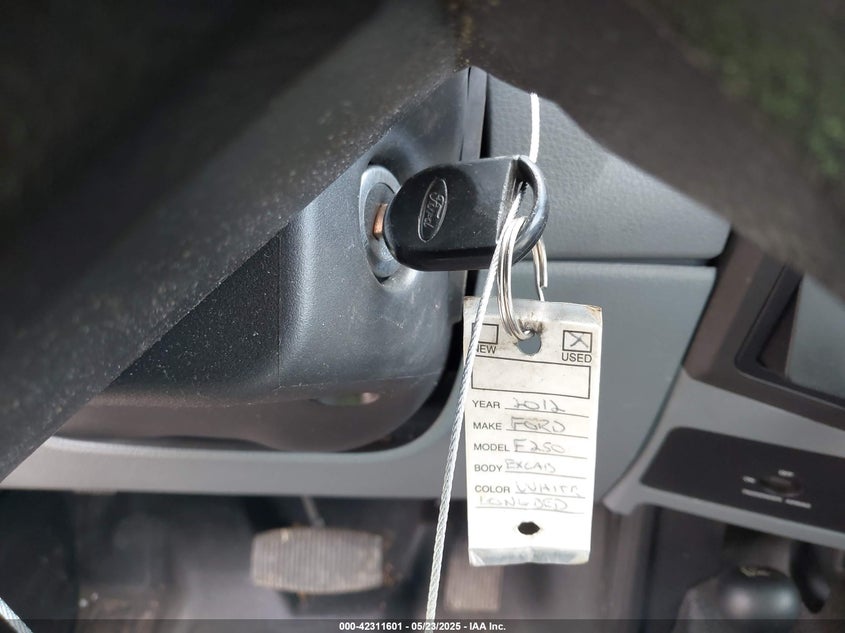 2012 FORD F-250 VIN: 1FT7X2B60CEB28401