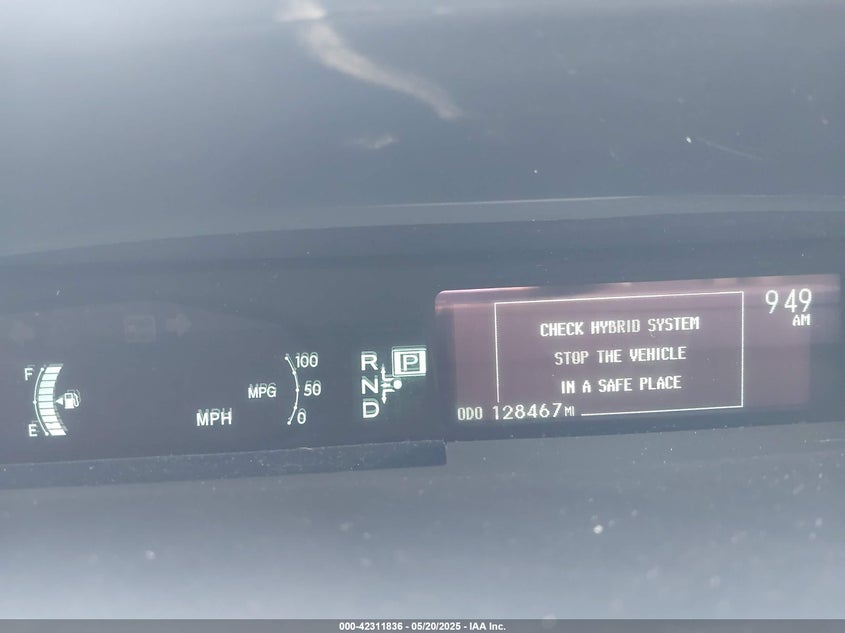 2012 TOYOTA PRIUS VIN: JTDKN3DU0C1604171