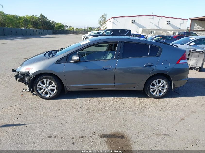 2012 Honda Insight Ex VIN: JHMZE2H77CS001370 Lot: 42312077