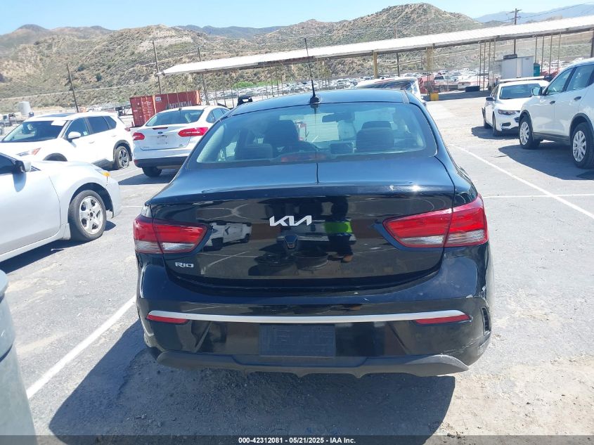 2023 Kia Rio S VIN: 3KPA24AD7PE615833 Lot: 42312081