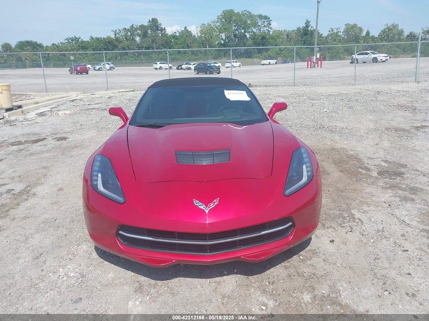 2014 CHEVROLET CORVETTE STINGRAY VIN: 1G1YF3D77E5114705
