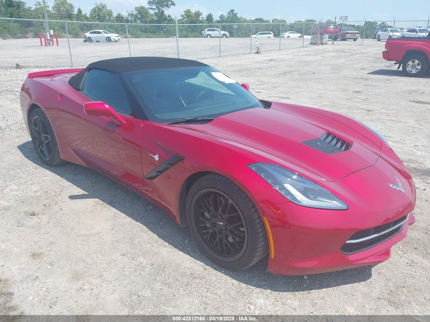 2014 CHEVROLET CORVETTE STINGRAY VIN: 1G1YF3D77E5114705