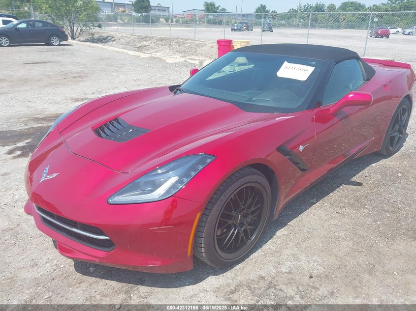 2014 CHEVROLET CORVETTE STINGRAY VIN: 1G1YF3D77E5114705