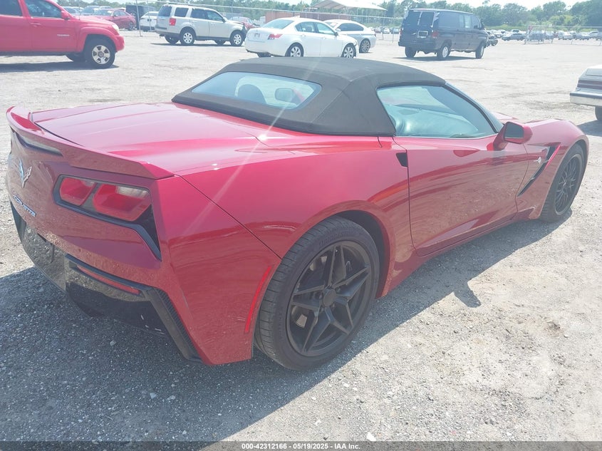 2014 CHEVROLET CORVETTE STINGRAY VIN: 1G1YF3D77E5114705