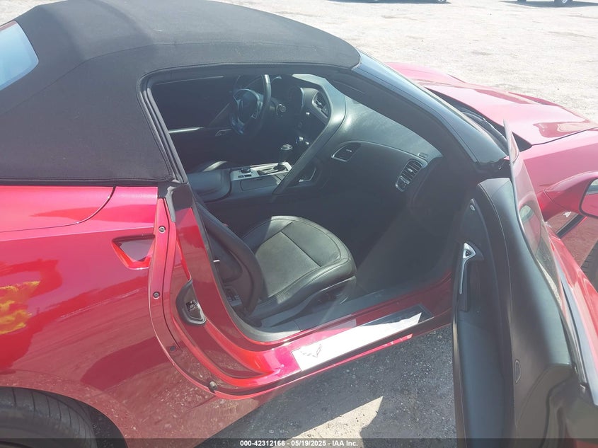2014 CHEVROLET CORVETTE STINGRAY VIN: 1G1YF3D77E5114705