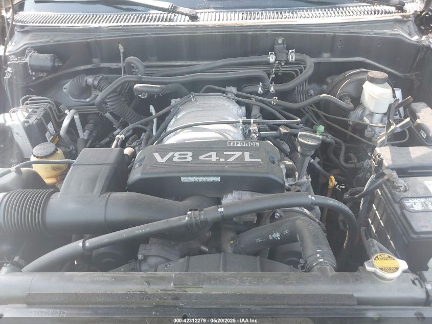 2002 Toyota Sequoia Limited VIN: 5TDBT48A52S060263 Lot: 42312279