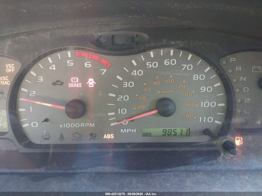 2002 Toyota Sequoia Limited VIN: 5TDBT48A52S060263 Lot: 42312279