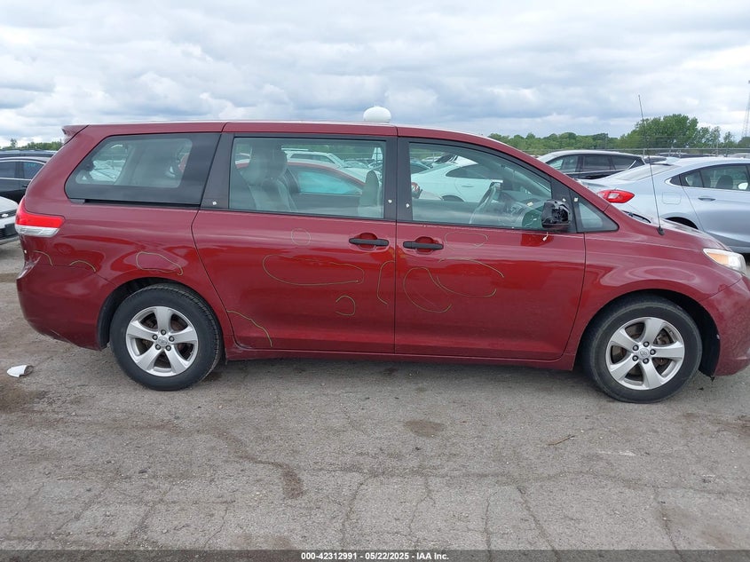2014 Toyota Sienna L V6 7 Passenger VIN: 5TDZK3DC6ES459755 Lot: 42312991