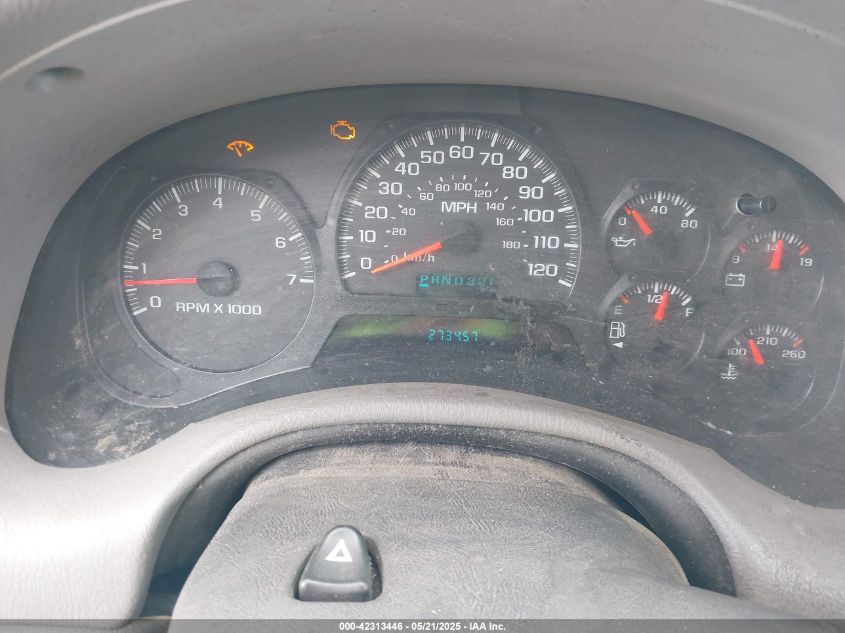 2005 Chevrolet Trailblazer Ls VIN: 1GNDS13S452299316 Lot: 42313446