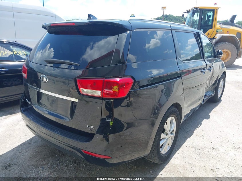 Vin: kndmb5c18h6313674, lot: 42805875, kia sedona lx 20174