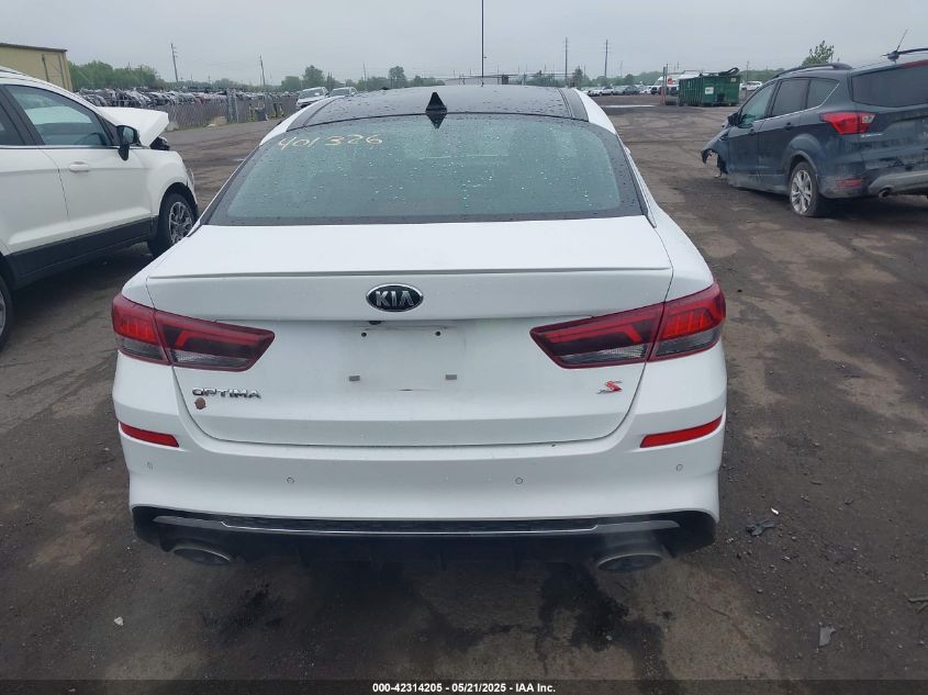 2020 Kia Optima S VIN: 5XXGT4L39LG401326 Lot: 42314205
