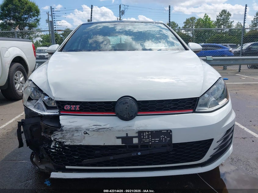 2016 VOLKSWAGEN GOLF GTI SE W/PERFORMANCE PACKAGE 4-DOOR - 3VW547AUXGM045617